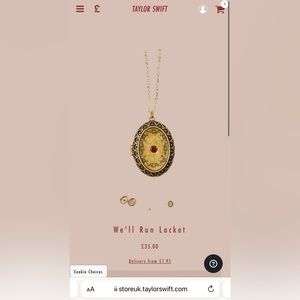 Red (Taylor’s Version) “Run” locket